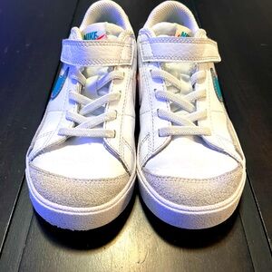 Nike Blazer Low 77 White / Aquamarine “Miami” Color Kids Size 12.5c